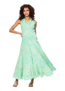 Aller Simplement Sukienka w kolorze jasnozielono-beżowym ze sklepu Limango Polska w kategorii Sukienki - zdjęcie 185531099