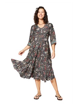 Aller Simplement Sukienka w kolorze czarno-kremowym ze sklepu Limango Polska w kategorii Sukienki - zdjęcie 185531105