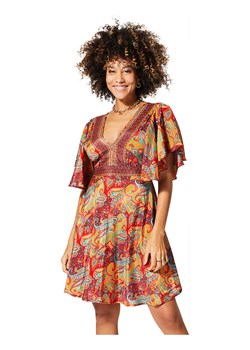 Aller Simplement Sukienka w kolorze czerwono-pomarańczowym ze sklepu Limango Polska w kategorii Sukienki - zdjęcie 185531115