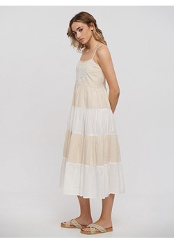 BLE Sukienka w kolorze beżowo-białym ze sklepu Limango Polska w kategorii Sukienki - zdjęcie 185531535