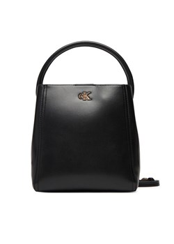 Torebka Calvin Klein Ck Bucket With Strap LV04F3174G Czarny ze sklepu eobuwie.pl w kategorii Torby Shopper bag - zdjęcie 185532245