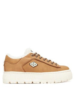 Sneakersy REPLAY GWZ7G .000.C0002S Beżowy ze sklepu eobuwie.pl w kategorii Buty sportowe damskie - zdjęcie 185532266