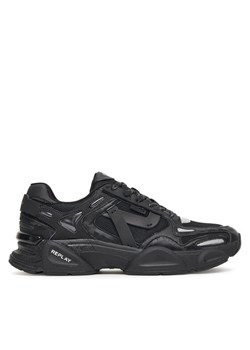 Sneakersy REPLAY GMS9M .000.C0017T Czarny ze sklepu eobuwie.pl w kategorii Buty sportowe męskie - zdjęcie 185532318