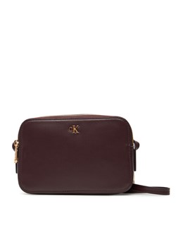 Torebka Calvin Klein Ck Camera Bag LV04F3173G Bordowy ze sklepu eobuwie.pl w kategorii Listonoszki - zdjęcie 185532388