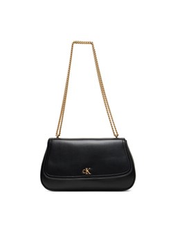 Calvin Klein Torebka Ck Convertible Chain Medium Bag LV04F3171G Czarny ze sklepu MODIVO w kategorii Kopertówki - zdjęcie 185533379
