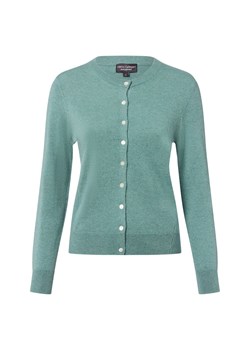 Franco Callegari Damski kardigan z czystego kaszmiru Kobiety Kaszmir miętowy marmurkowy ze sklepu vangraaf w kategorii Swetry damskie - zdjęcie 185534647