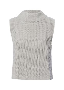Monari Sweter damski Kobiety dzianina grubo tkana kitt jednolity ze sklepu vangraaf w kategorii Kamizelki damskie - zdjęcie 185534667