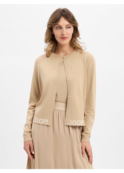 JOOP! Kardigan damski - Kona Kobiety beżowy jednolity ze sklepu vangraaf w kategorii Swetry damskie - zdjęcie 185534676