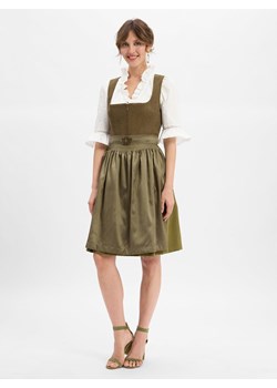 Krüger Dirndl Damski dirndl Kobiety oliwkowy jednolity ze sklepu vangraaf w kategorii Sukienki - zdjęcie 185534687