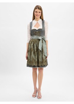 Krüger Dirndl Damski dirndl Kobiety oliwkowy jednolity ze sklepu vangraaf w kategorii Sukienki - zdjęcie 185534688