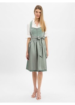 Krüger Dirndl Ladies Dirdnl Kobiety seledynowy jednolity ze sklepu vangraaf w kategorii Sukienki - zdjęcie 185534689