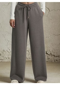 Sinsay - Spodnie soft touch z dodatkiem wiskozy - szary ze sklepu Sinsay w kategorii Spodnie damskie - zdjęcie 185536015