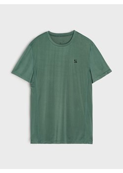 Sinsay - Koszulka sportowa SNSY PERFORMANCE - zielony ze sklepu Sinsay w kategorii T-shirty męskie - zdjęcie 185536066