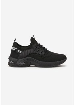 Czarne Buty Sportowe z Napisami Klymitheme ze sklepu born2be.pl w kategorii Buty sportowe męskie - zdjęcie 185536355