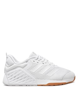 adidas Buty na siłownię Dropset 3 ID8633 Biały ze sklepu MODIVO w kategorii Buty sportowe damskie - zdjęcie 185536377
