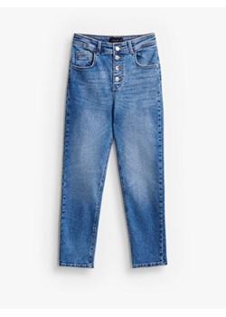Mohito - Jeansy mom slim push up - niebieski ze sklepu Mohito w kategorii Jeansy damskie - zdjęcie 185537009