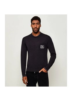 Dolce & Gabbana Wełniany sweter | Slim Fit - id: DG254M000008974 - marki Dolce & Gabbana - 185538076 Dolce & Gabbana Wełniany sweter | Slim Fit ze sklepu Gomez Fashion Store w kategorii Swetry męskie - zdjęcie 185538076