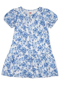 Levi&apos;s Kids Sukienka w kolorze biało-niebieskim ze sklepu Limango Polska w kategorii Sukienki dziewczęce - zdjęcie 185539389