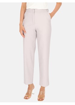 Spodnie z eko skóry w pastelowym odcieniu EyeForFashion ze sklepu Eye For Fashion w kategorii Spodnie damskie - zdjęcie 185539956