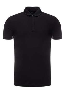 Armani Exchange Polo 8NZF91 ZJ81Z 1200 Czarny Slim Fit ze sklepu MODIVO w kategorii T-shirty męskie - zdjęcie 185541055