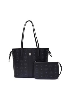 MCM Shopperka + saszetka LIZ | z dodatkiem skóry - id: M1252W000003003 - marki Mcm - 185542679 MCM Shopperka + saszetka LIZ | z dodatkiem skóry ze sklepu Gomez Fashion Store w kategorii Torby Shopper bag - zdjęcie 185542679
