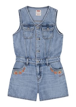 Levi&apos;s Kids Kombinezon dżinsowy w kolorze błękitnym ze sklepu Limango Polska w kategorii Kombinezony dziewczęce - zdjęcie 185545149