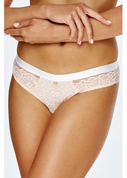 Figi Lupo 2554 beżowo-biały ze sklepu kontri.pl w kategorii Majtki damskie - zdjęcie 185545848