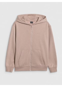Dziewczęca bluza dresowa rozpinana z kapturem 4F 4FJRAW25TSWSF2466 - beżowa ze sklepu Sportstylestory.com w kategorii Bluzy dziewczęce - zdjęcie 185547199