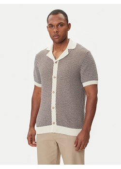 BOSS Kardigan C-Iconico 50543163 Beżowy Relaxed Fit ze sklepu MODIVO w kategorii Swetry męskie - zdjęcie 185550697