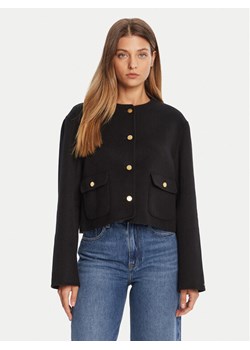 Tommy Hilfiger Kurtka przejściowa WW0WW47446 Czarny Regular Fit ze sklepu MODIVO w kategorii Kurtki damskie - zdjęcie 185550719