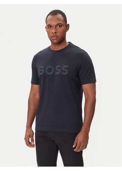 BOSS T-Shirt Iconic Zone 50548411 Granatowy Regular Fit ze sklepu MODIVO w kategorii T-shirty męskie - zdjęcie 185550735