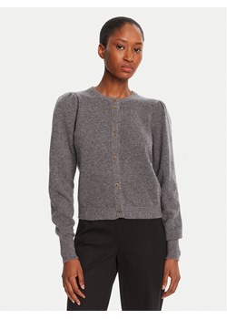 TWINSET Kardigan 252TP3583 Szary Regular Fit ze sklepu MODIVO w kategorii Swetry damskie - zdjęcie 185550767