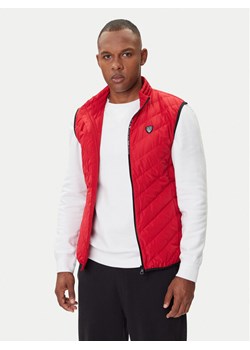 EA7 Emporio Armani Kamizelka 8NPQ03 PNE1Z 1450 Czerwony Regular Fit ze sklepu MODIVO w kategorii Kamizelki męskie - zdjęcie 185550808