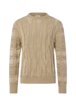 Redefined Rebel Męski sweter - RRJamie Mężczyźni Bawełna beżowy wypukły wzór tkaniny ze sklepu vangraaf w kategorii Swetry męskie - zdjęcie 185551819