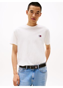 Tommy Jeans Koszulka męska Mężczyźni Bawełna écru jednolity ze sklepu vangraaf w kategorii T-shirty męskie - zdjęcie 185551855