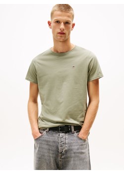 Tommy Jeans Koszulka męska Mężczyźni Bawełna trzcinowy jednolity ze sklepu vangraaf w kategorii T-shirty męskie - zdjęcie 185551857