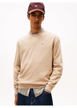 Tommy Jeans Bluza męska Mężczyźni Bawełna wielbłądzi jednolity ze sklepu vangraaf w kategorii Bluzy męskie - zdjęcie 185551859