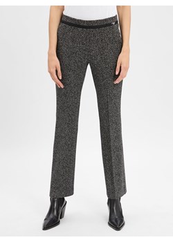 Cambio Damskie spodnie materiałowe - Francoise Kobiety wiskoza czarny wzorzysty ze sklepu vangraaf w kategorii Spodnie damskie - zdjęcie 185551897