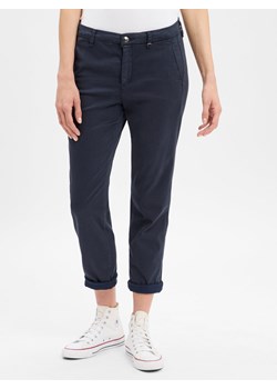 MAC Spodnie - Chino Kobiety Lyocell granatowy jednolity - id: 785281-0003-00380 - marki Mac - 185551916 MAC Spodnie - Chino Kobiety Lyocell granatowy jednolity ze sklepu vangraaf w kategorii Spodnie damskie - zdjęcie 185551916