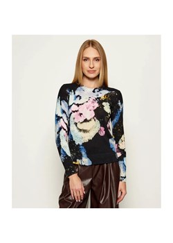 Desigual Sweter JERS_NENUFAR| DESIGUAL X MR. CHRISTIAN LACROIX | Regular Fit | z dodatkiem lnu ze sklepu Gomez Fashion Store w kategorii Swetry damskie - zdjęcie 185553516