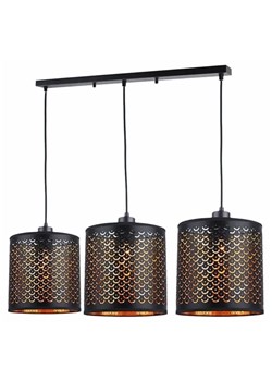 Potrójny metalowy żyrandol - K609-Malwa ze sklepu Edinos.pl w kategorii Lampy wiszące - zdjęcie 185554606
