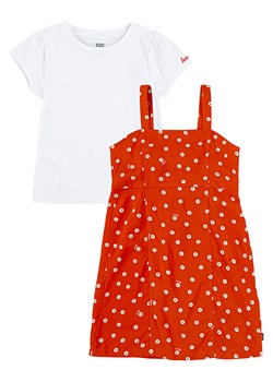 Levi&apos;s Kids 2-częściowy zestaw w kolorze czerwonym ze sklepu Limango Polska w kategorii Komplety dziewczęce - zdjęcie 185555165