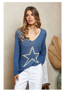 Joséfine Sweter &quot;Laurina&quot; w kolorze niebieskim ze sklepu Limango Polska w kategorii Swetry damskie - zdjęcie 185555656