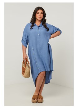 Curvy Lady Sukienka w kolorze niebieskim ze sklepu Limango Polska w kategorii Sukienki - zdjęcie 185555767