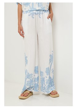 Lin Passion Spodnie w kolorze kremowo-błękitnym ze sklepu Limango Polska w kategorii Spodnie damskie - zdjęcie 185555996