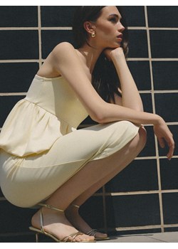 Mohito - Top z baskinką - żółty ze sklepu Mohito w kategorii Bluzki damskie - zdjęcie 185557777