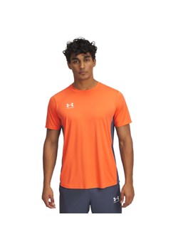 Męska koszulka treningowa Under Armour UA M\'s Challenger Train Ss - pomarańczowa ze sklepu Sportstylestory.com w kategorii T-shirty męskie - zdjęcie 185557847