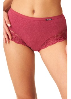 2-pack majtki z wysokim stanem bordowe Hot Touch LPF 729, Kolor bordowy, Rozmiar XL, Key ze sklepu Intymna w kategorii Majtki damskie - zdjęcie 185558247