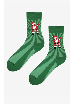 Marilyn skarpetki męskie z tańczącym Mikołajem Men Santa Dance, Kolor zielono-czerwony, Rozmiar 41-45, Marilyn ze sklepu Intymna w kategorii Skarpetki męskie - zdjęcie 185558427