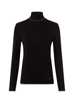 Liu Jo Collection Damski sweter z golfem Kobiety czarny jednolity ze sklepu vangraaf w kategorii Swetry damskie - zdjęcie 185561968